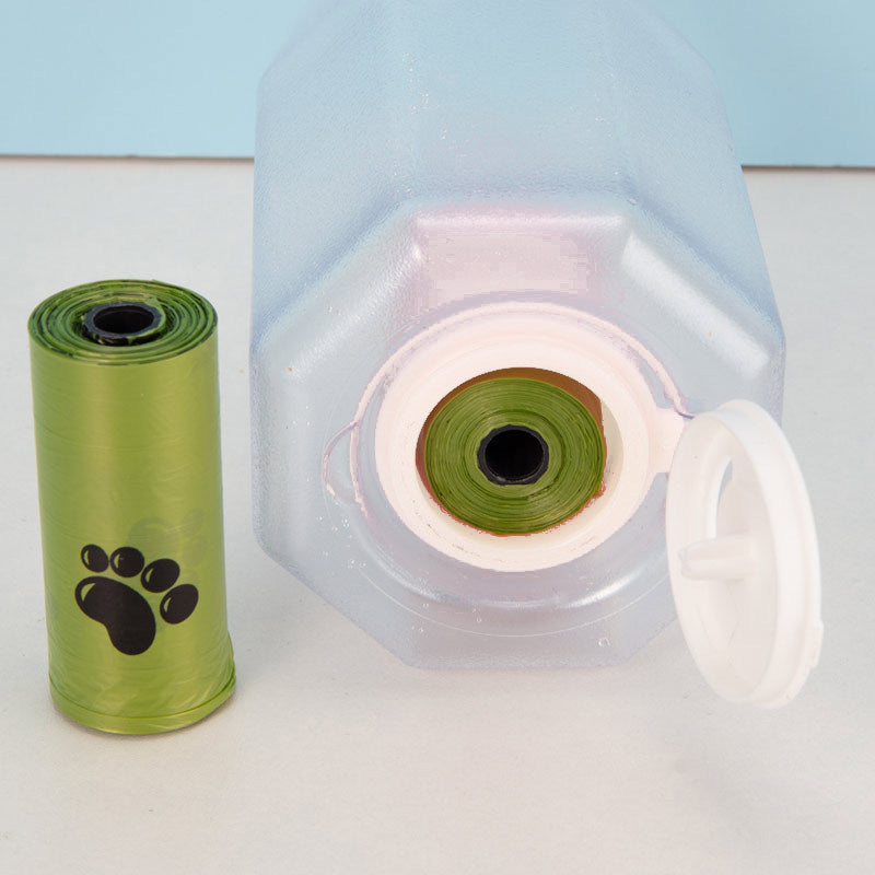 Bark Bottle Portable - Food Feeder, Drinker, Poop Dispenser