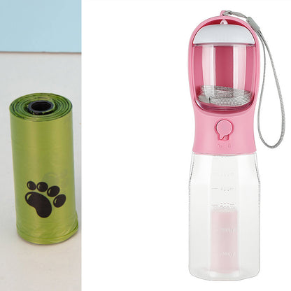 Bark Bottle Portable - Food Feeder, Drinker, Poop Dispenser