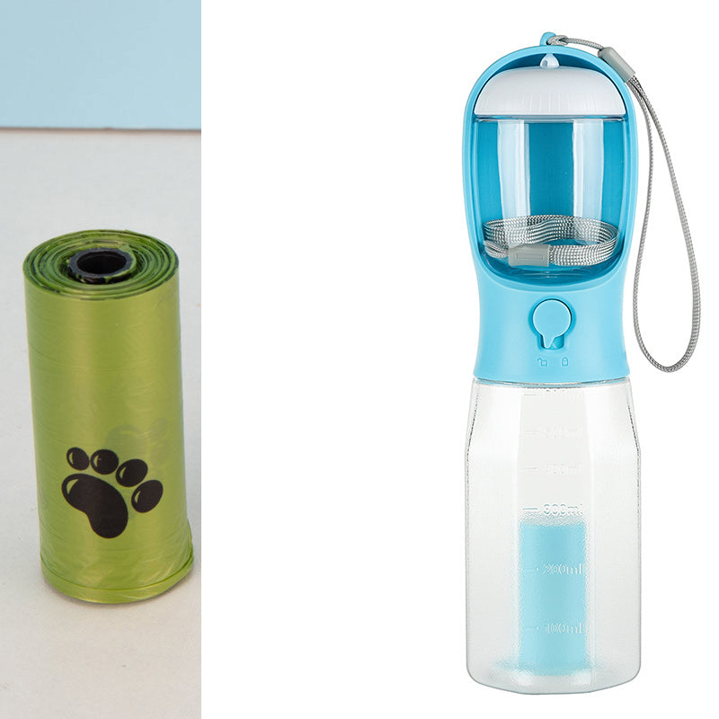 Bark Bottle Portable - Food Feeder, Drinker, Poop Dispenser