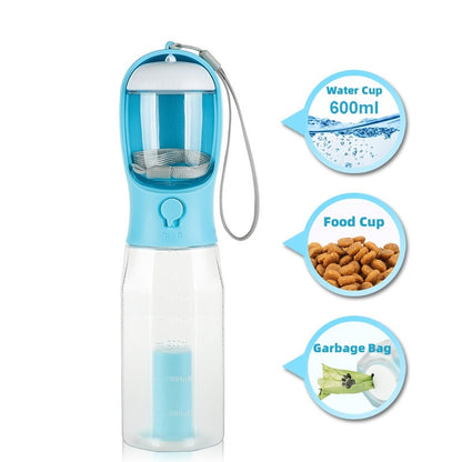 Bark Bottle Portable - Food Feeder, Drinker, Poop Dispenser